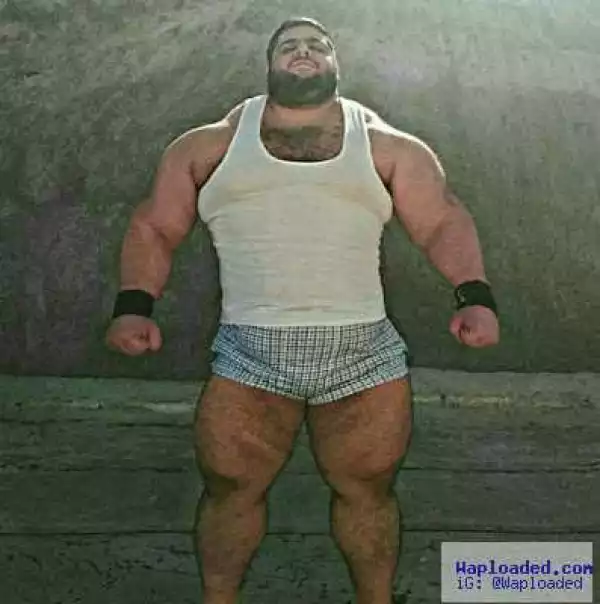 Meet the real life incredible hulk whose physical sizes is scary